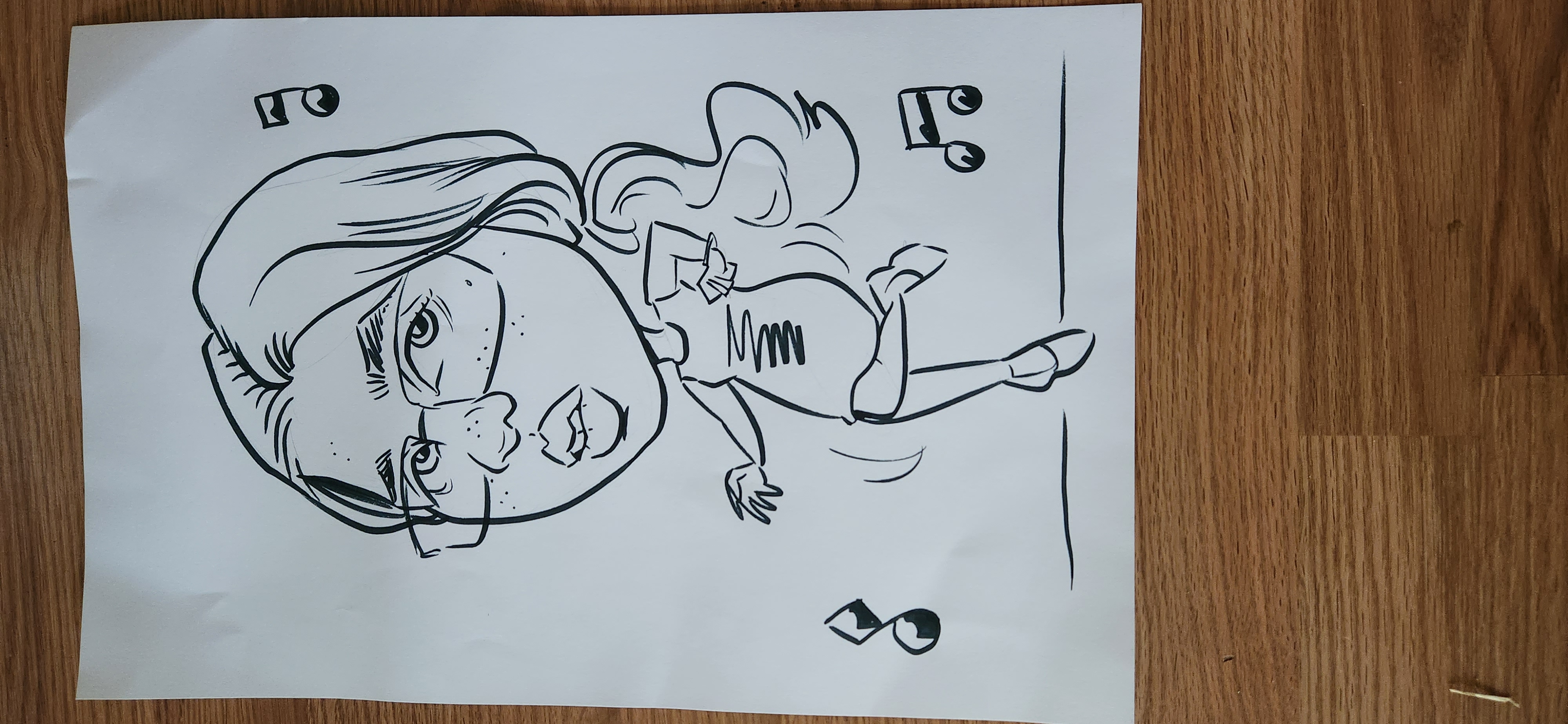 iona caricature 