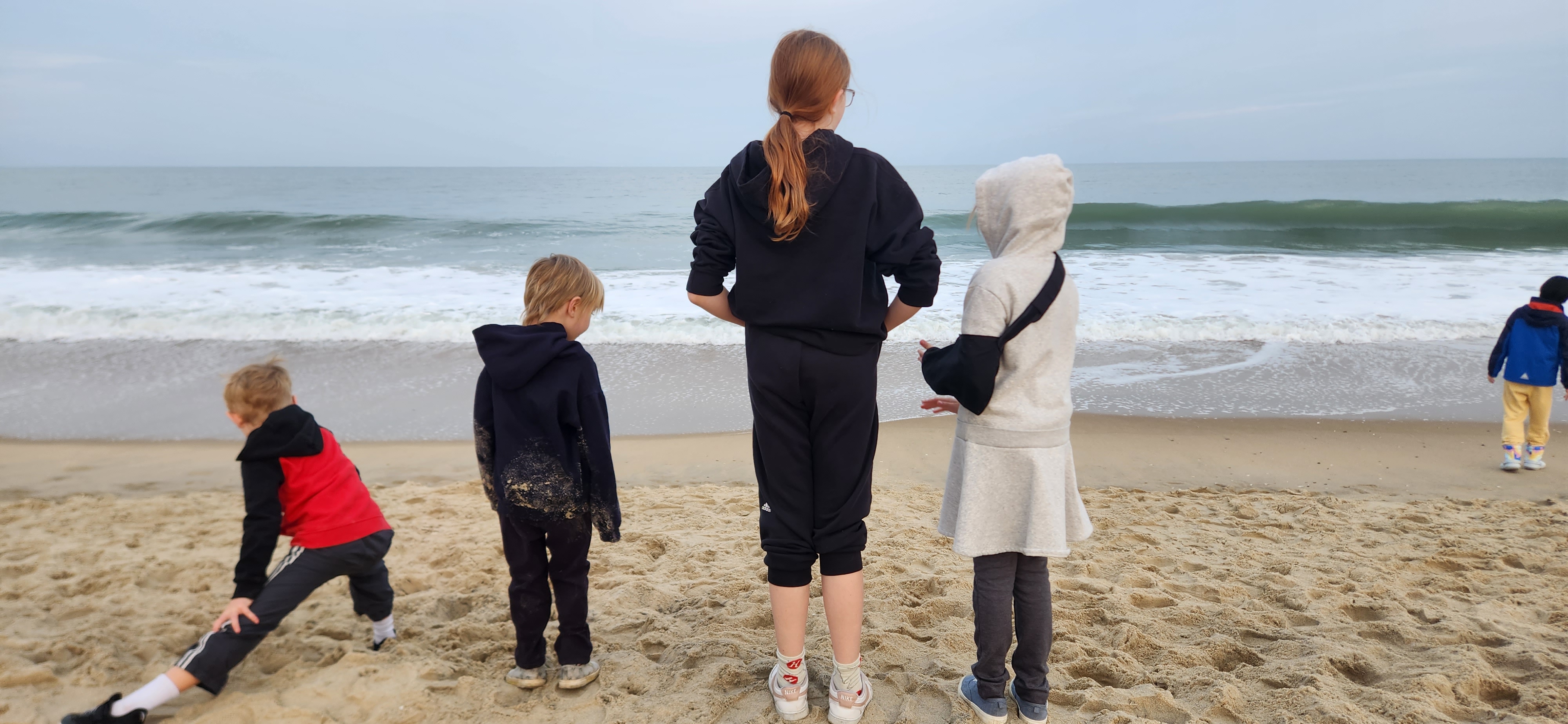 looking out from Bethany Beach to the sea